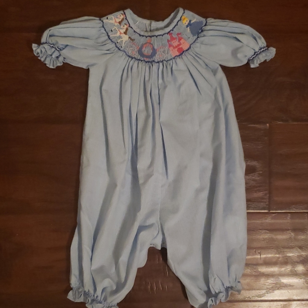 Smocked Cinderella Romper